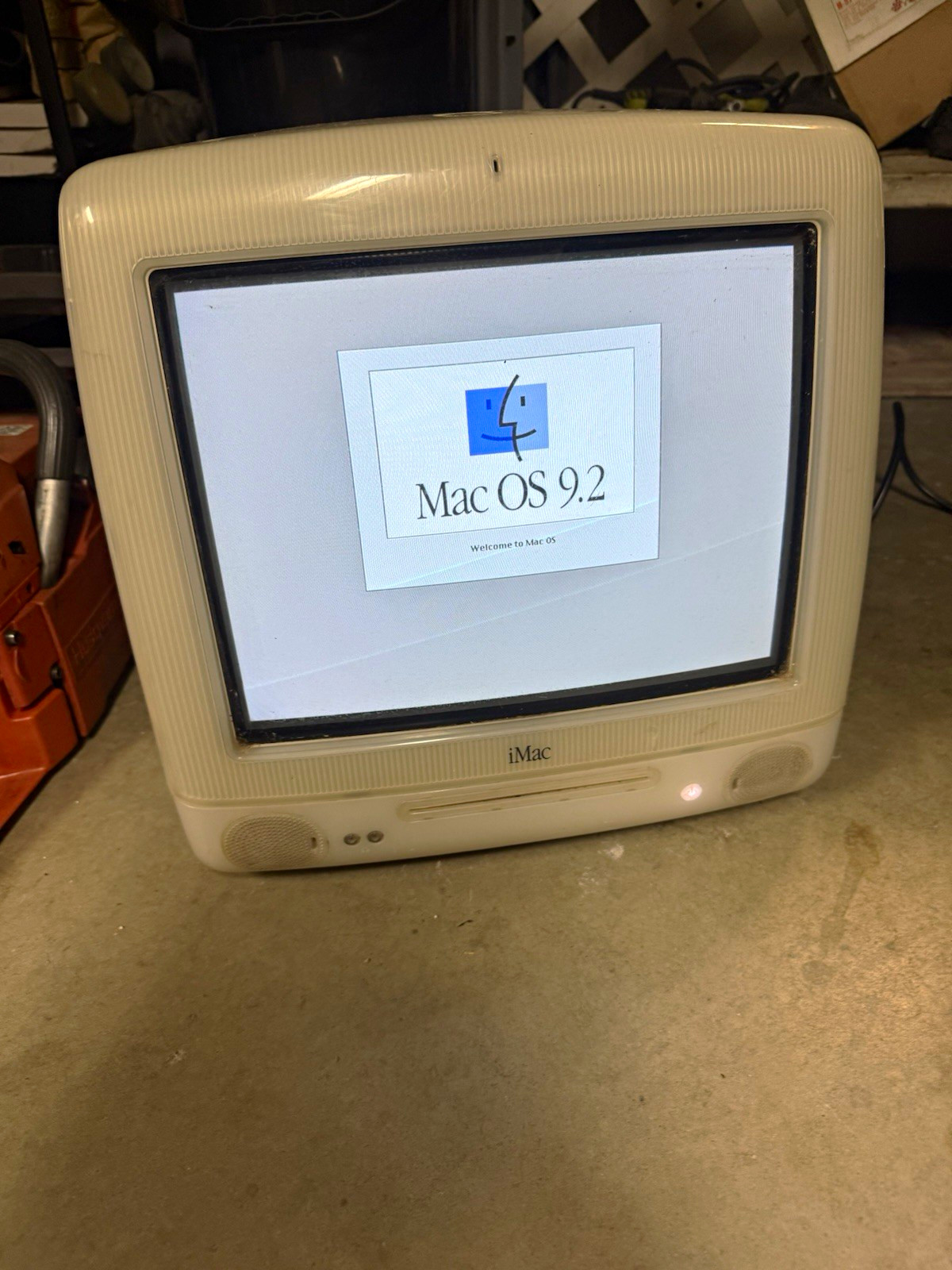 Apple iMac G3 All-in-One Desktop, White, Mac OS 9.2, USB-A Ethernet