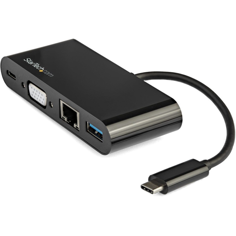 StarTech USB C Multiport Adapter - Mini USB-C Dock w/ VGA Video - 60W Power