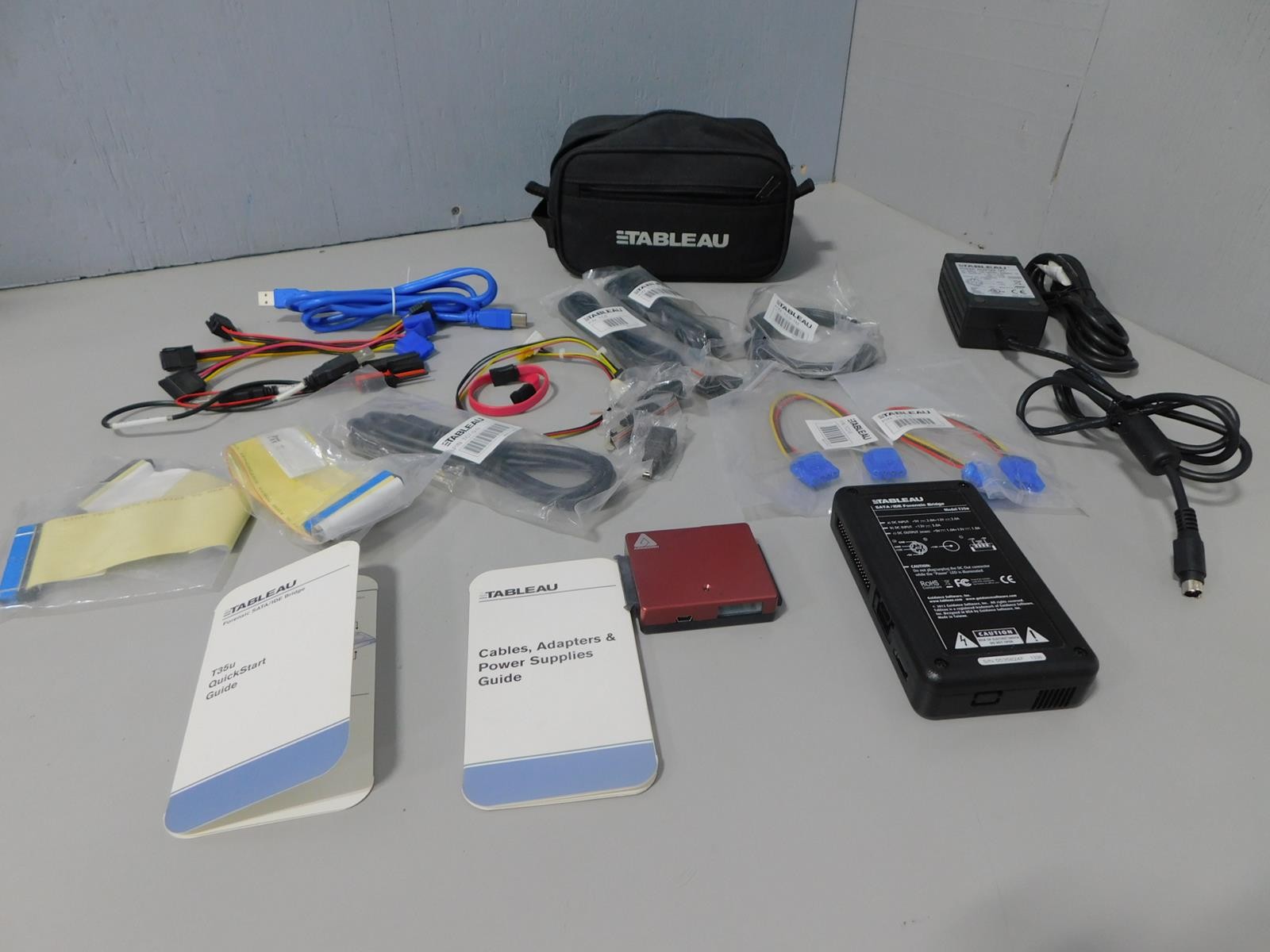 Tableau T35U/T35u-RW, Forensic Bridge, SATA/IDE to USB 3.0 Adapter Soft Case