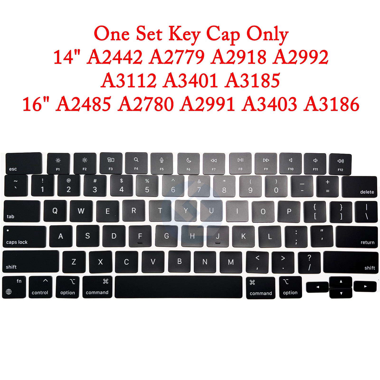 NEW One Set Replacement Keyboard Key Cap Macbook Pro 14" A2442 A2779 2021 2023