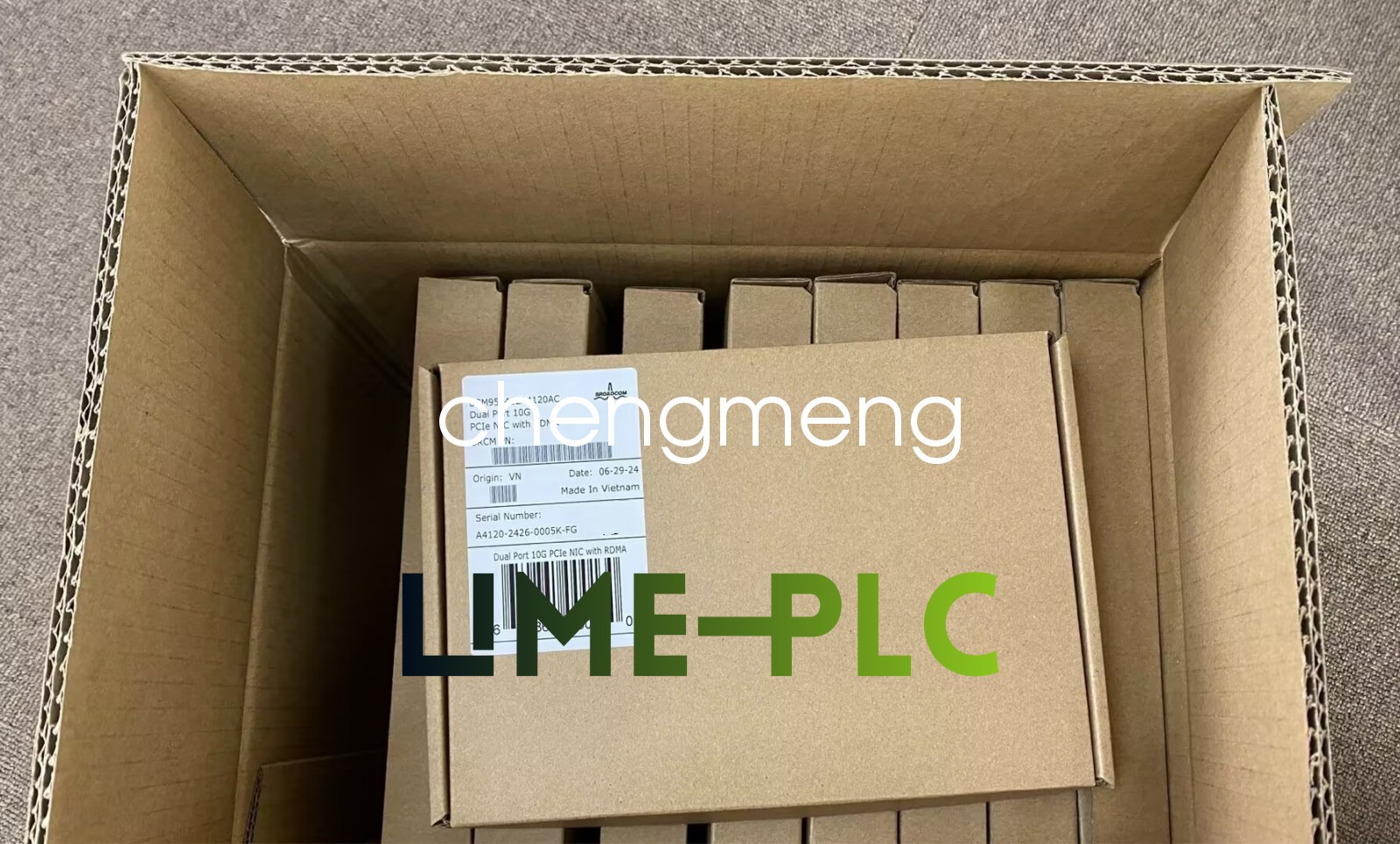 1PC New Broadcom BCM957412A4120AC Fibre Optic Network Card Shipping DHL or FedEX