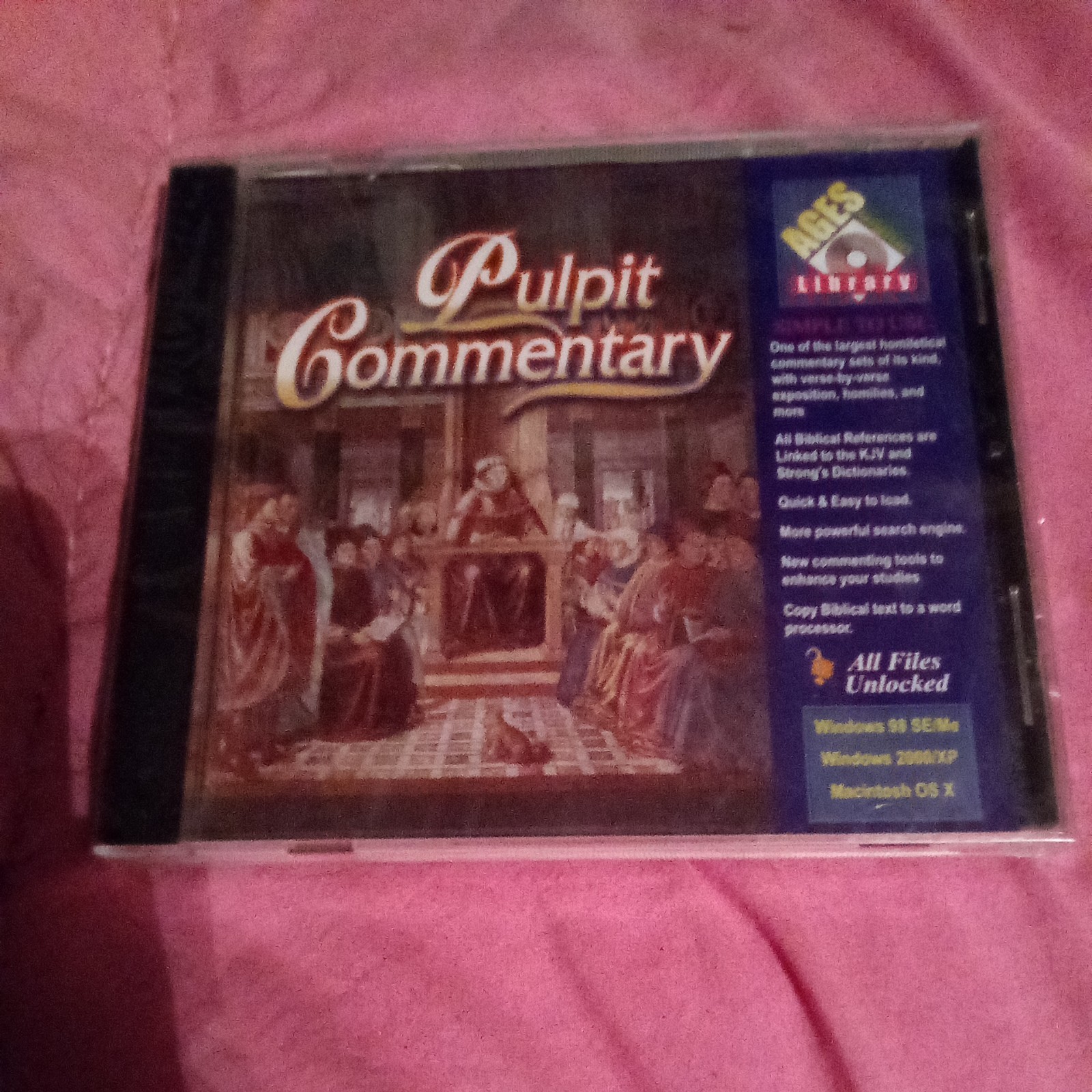 Pulpit Commentary V1.7 (PC, CD-ROM, 2005, Ages Digital Library) WIN/MAC Win98 XP