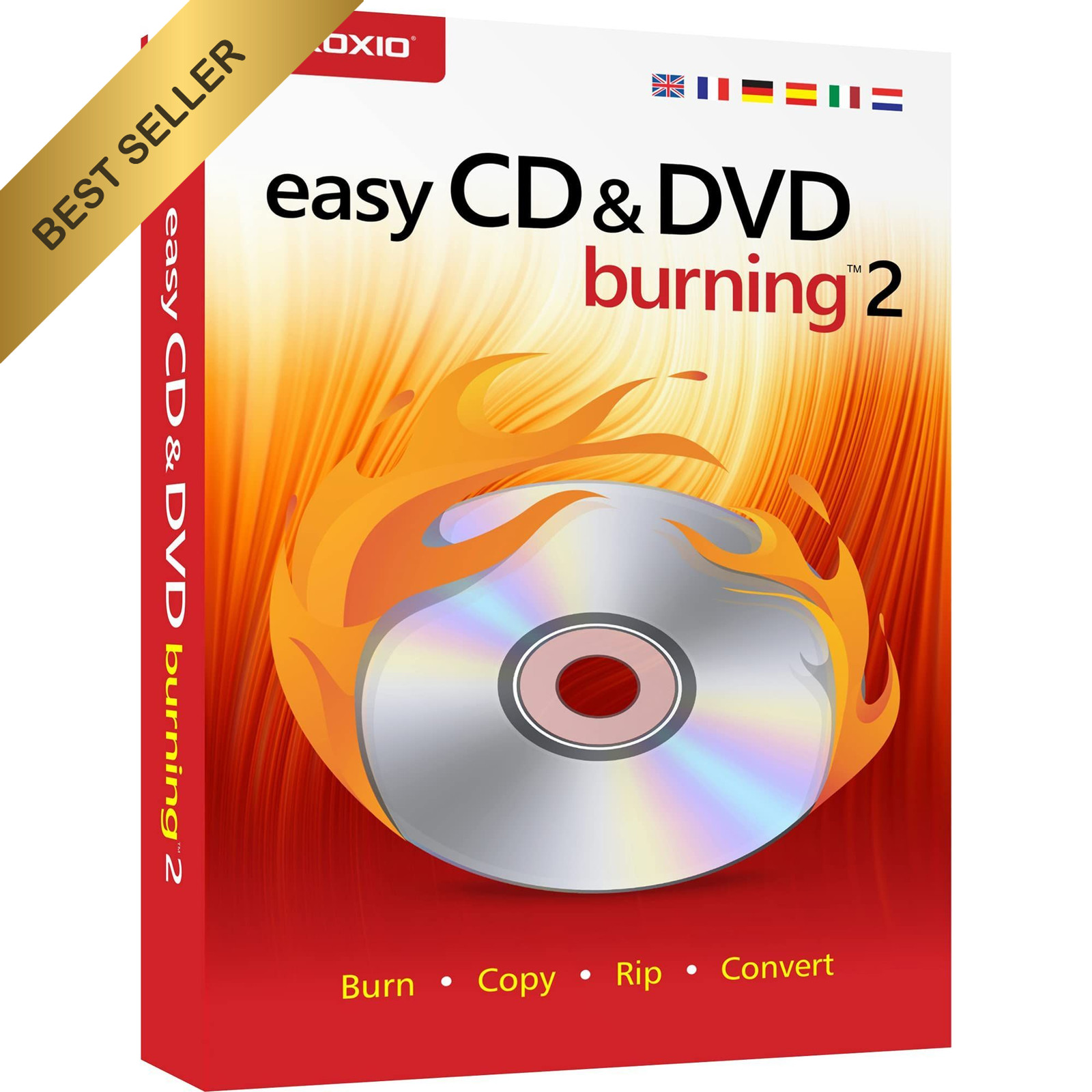 Corel Easy CD DVD Burning 2 Disc Burner Video Capture Software PC Disc Windows