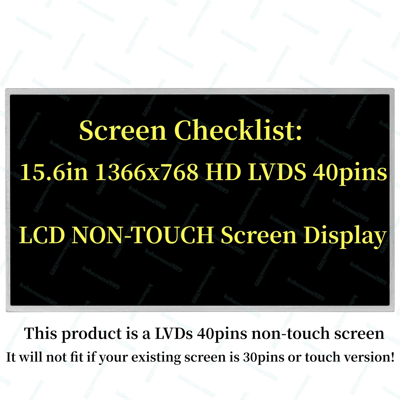 For GATEWAY NV59 MS2288 LAPTOP LED Display LCD Screen 15.6" WXGA HD Bottom Left