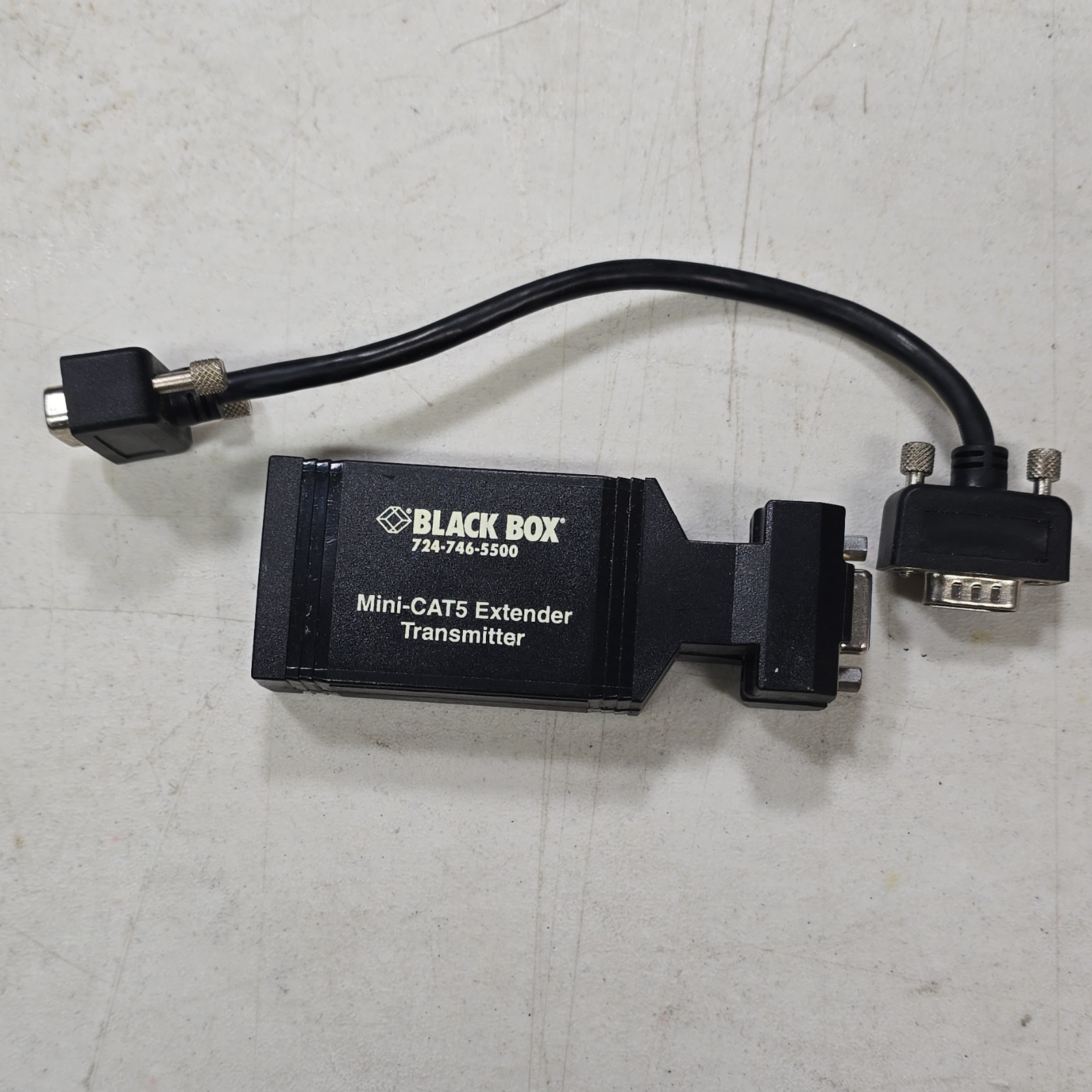 Black Box Mini CAT5 VGA Extender Transmitter AC504A VGA to RJ45 1:1 Black