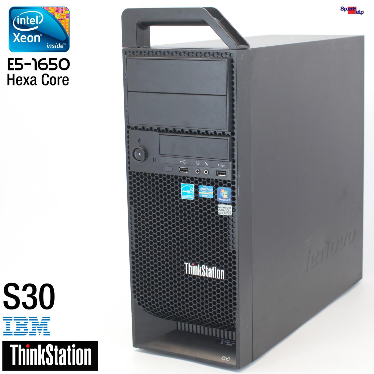 Workstation Computer IBM ThinkStation S30 0606 Intel Xeon E5-1650 Hexa Core 16GB