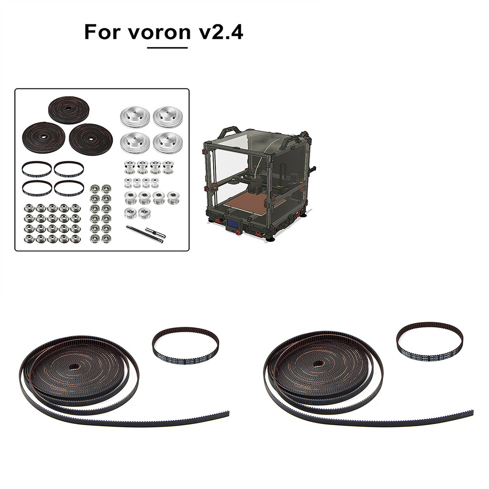 Timing Belt Drive Kit 625 F695 2RS Synchronous Wheel For Voron V2.4 3D Printer