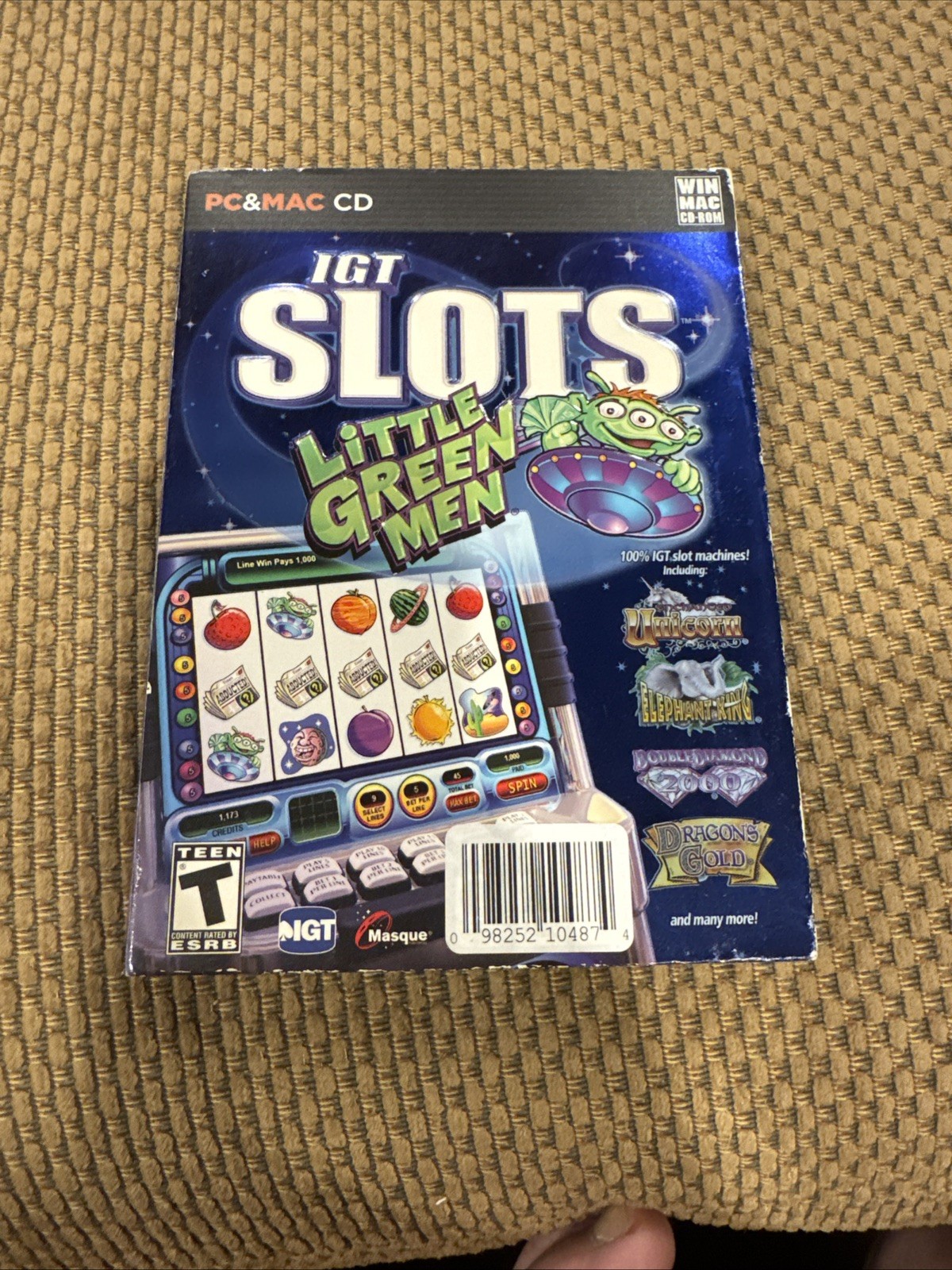 Masque IGT Slots: Little Green Men CD-ROM for Windows/Mac, English