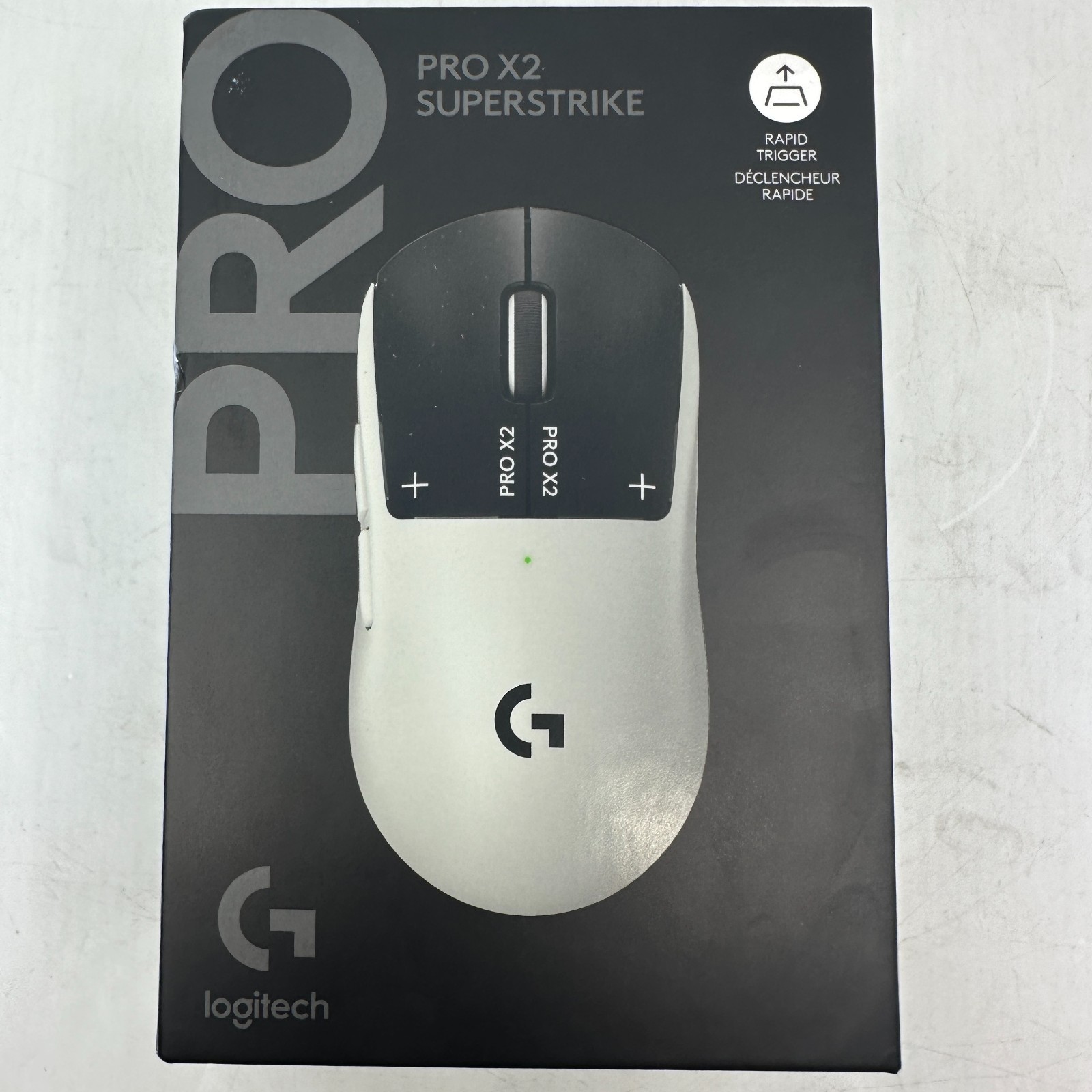 Logitech PRO X2 SUPERSTRIKE LIGHTSPEED Wireless Gaming Mouse NEW OPEN BOX