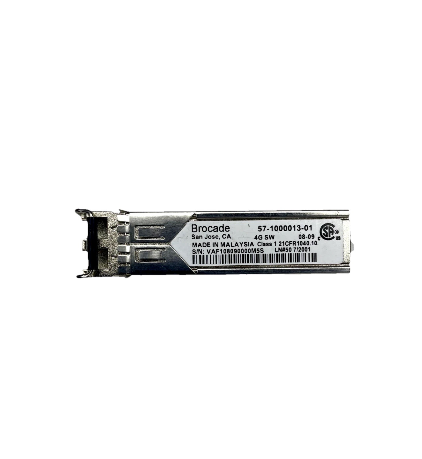 Brocade 4Gb SFP+ Optical Transceiver