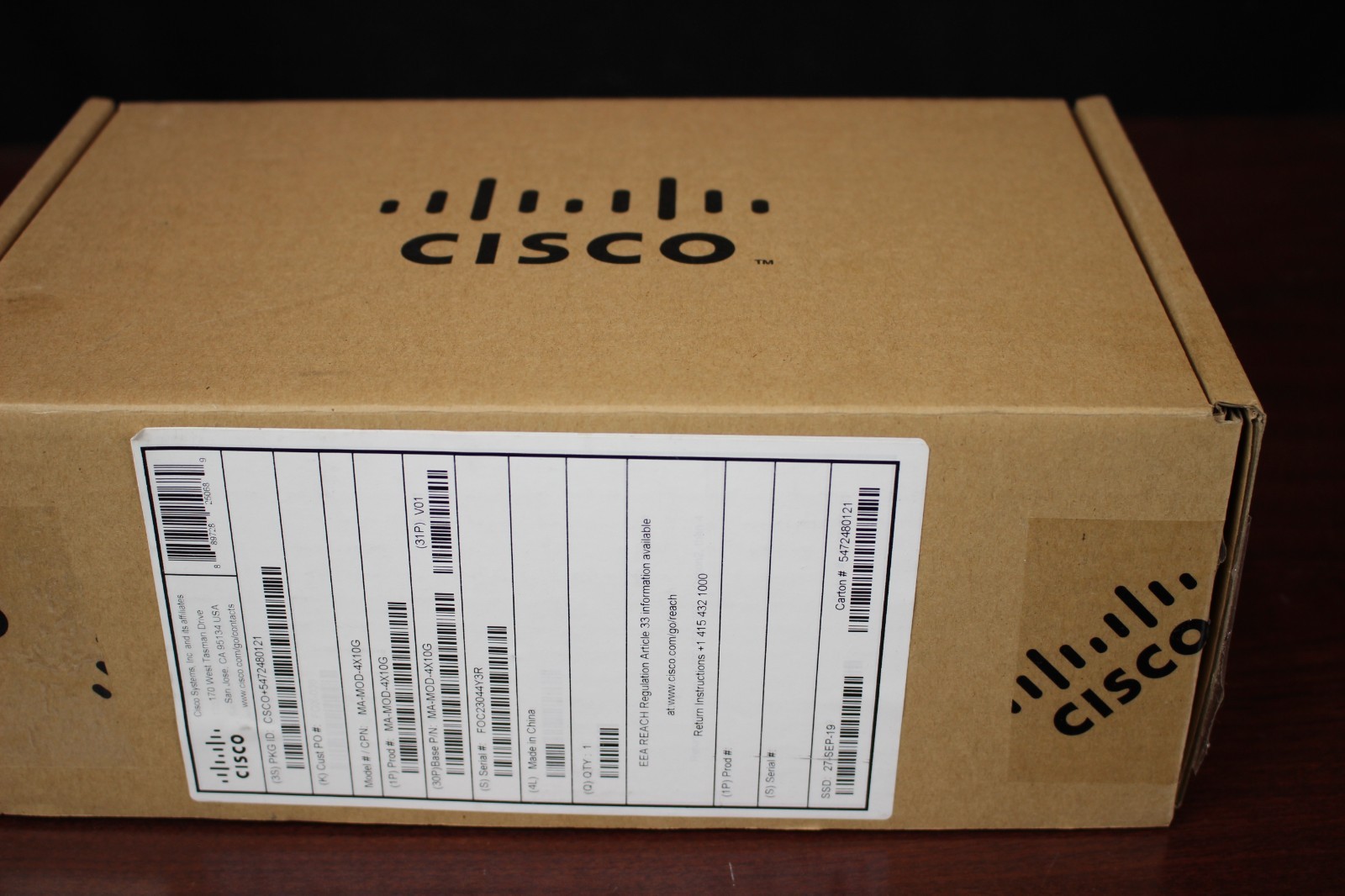 Cisco MA-MOD-4X10G 4-Port 10G SFP+ Module