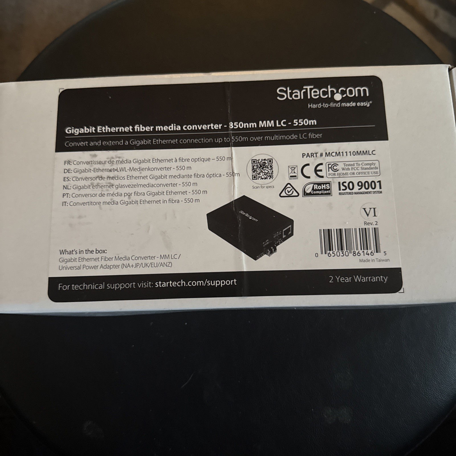 StarTech.com MCM1110MMLC GigaBit Ethernet Fiber Media Converter