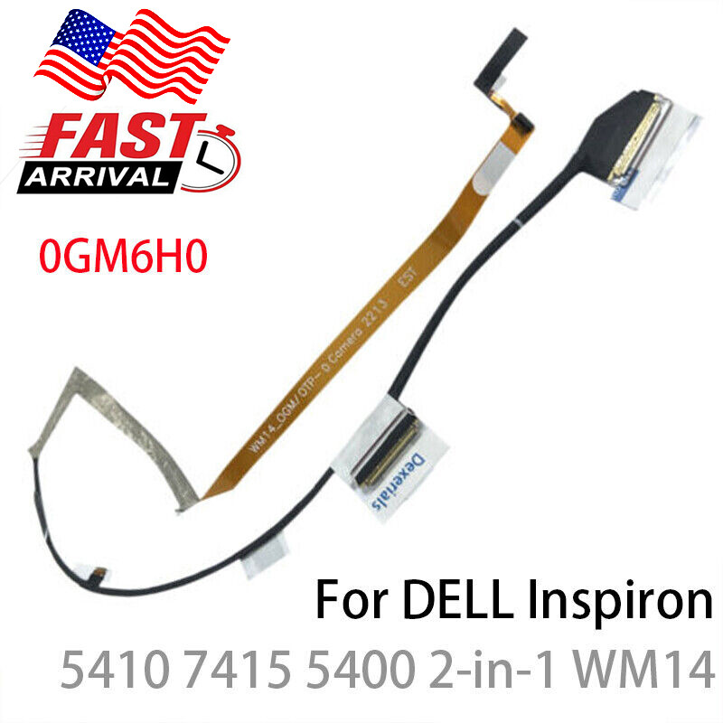 US NEW LCD Screen Cable for DELL Inspiron 5410 7415 5400 2-in-1 WM14 40P 0GM6H0