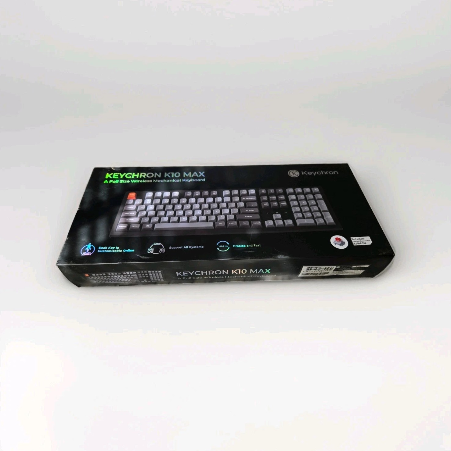 🔥🔥 Keychron K10 Max Full Size Wireless/Wired Mechanical Hot-Swappable Black