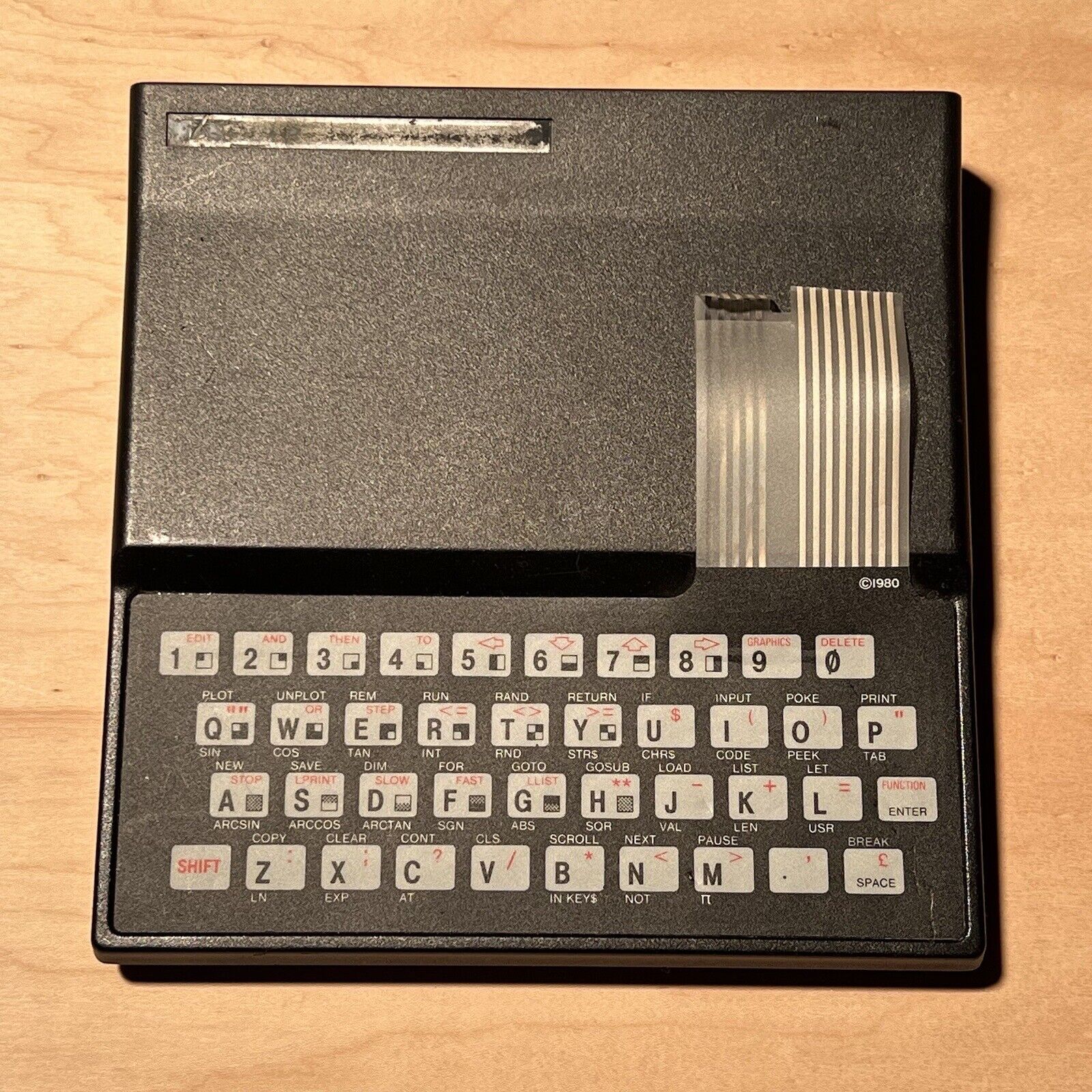 Timex Sinclair 1000 Keyboard + Case
