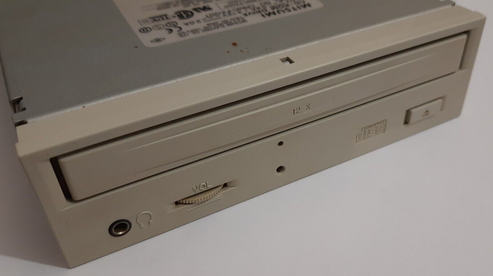 Mitsumi CRMC-FX120T 12x IDE CD-ROM Drive (Retro, 1996)