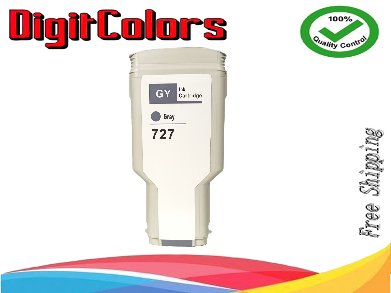 727 300ml compatible ink cartridge for Designjet T920/930/1500/1530/2500/2530-GY