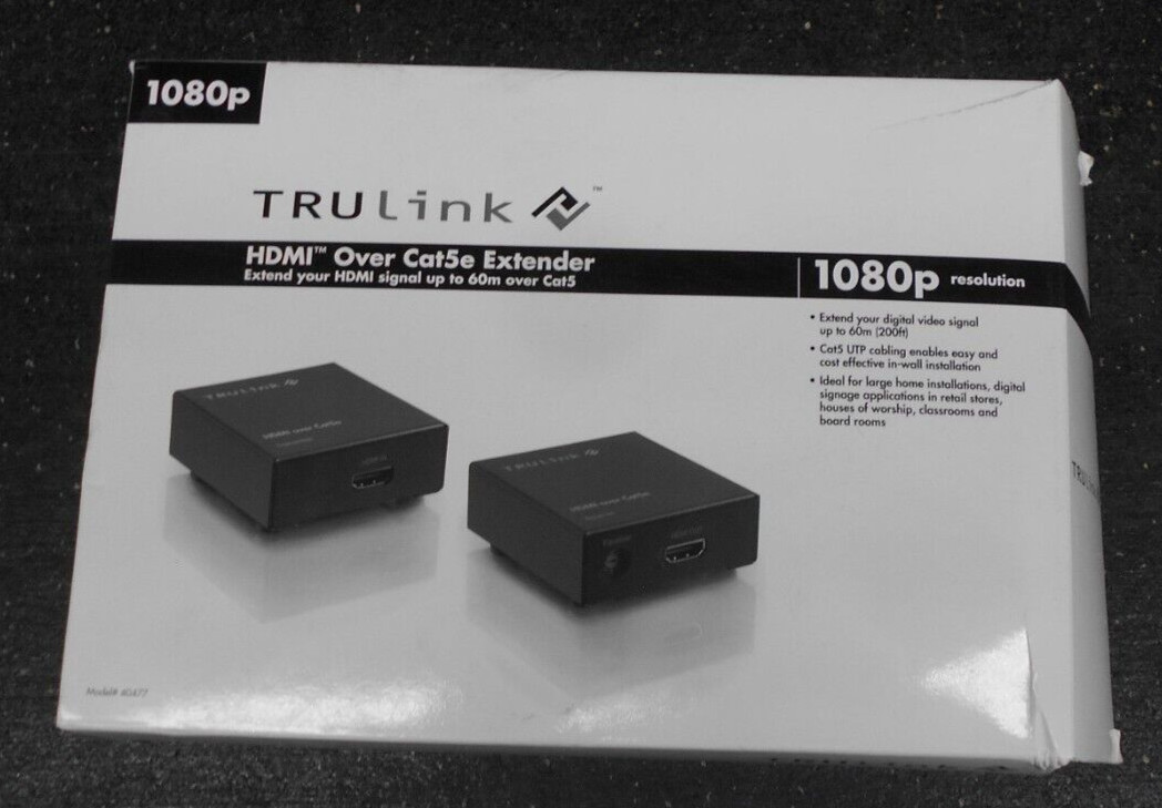 Tru Link Model 40477 HDMI Over Cat5E Extender