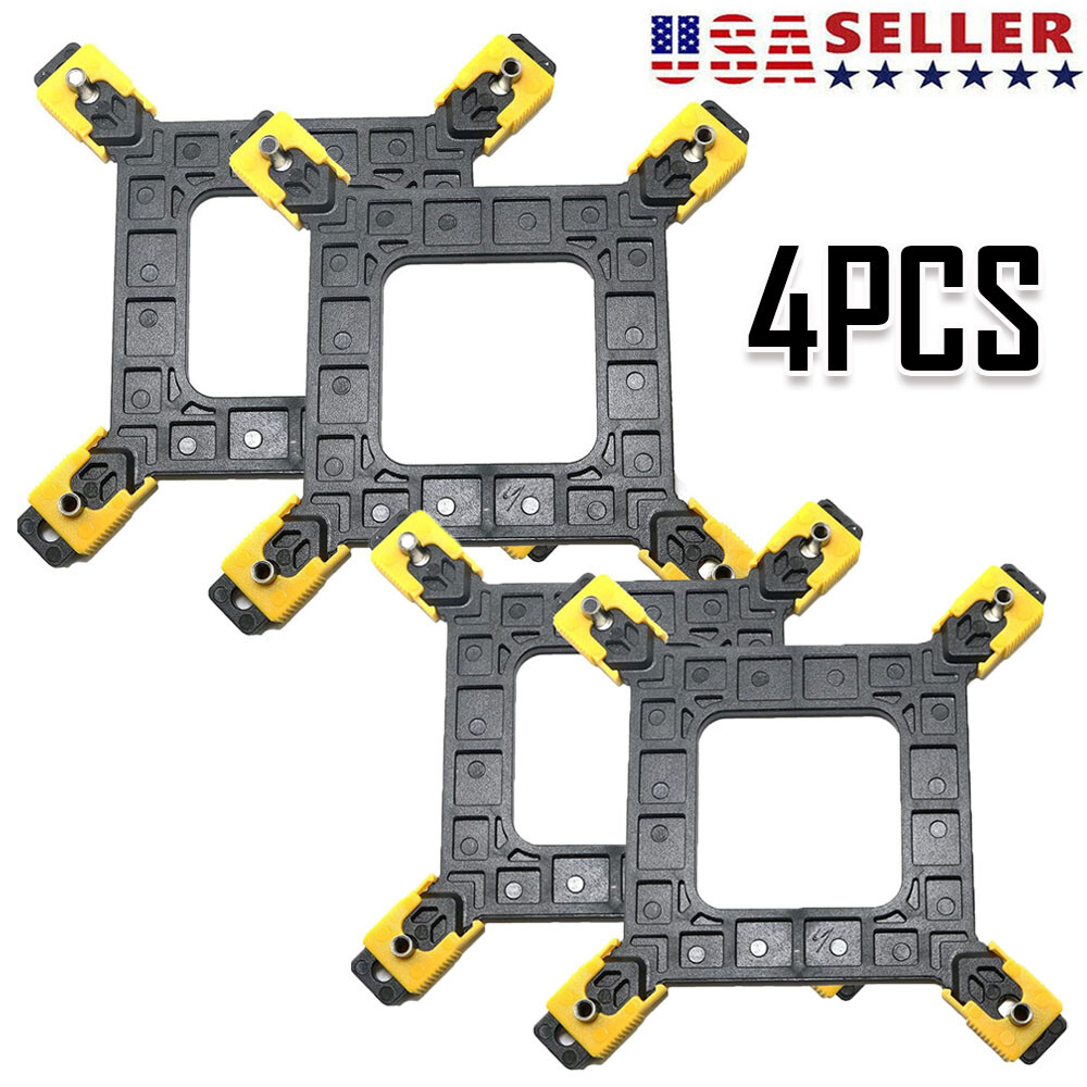 4pcs Universal Backplate for Intel LGA Socket 775 1366 1156 CPU Cooling Fans