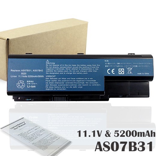 AS07B41 AS07B31 AS07B51 AS07B71 Battery For Acer Aspire 5230 5235 5310 5315 5920