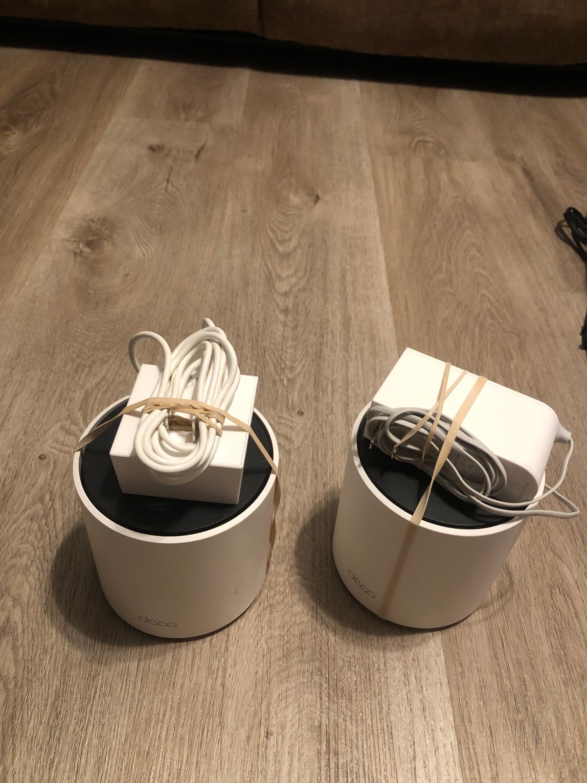 Lot of 2 TP-Link Deco X55 AX3000 WiFi 6 Mesh Routers Bundled with Power Adapter