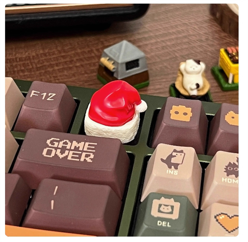 Christmas Little Red Riding Hood Single Personalized keyboardCap Creative keycap