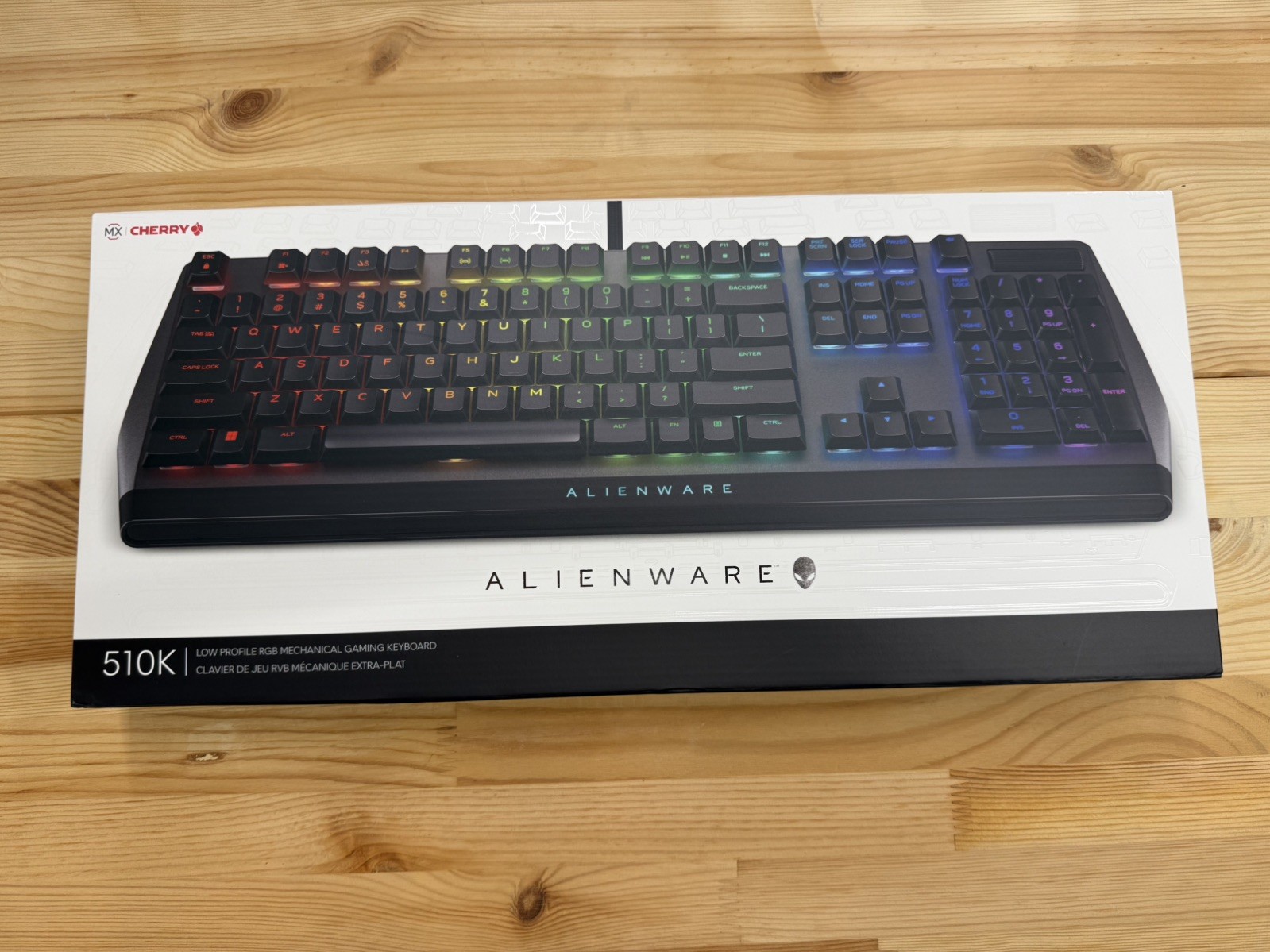 Alienware 510K Low-Profile RGB Mechanical Gaming Keyboard AW510K NEW Sealed Box