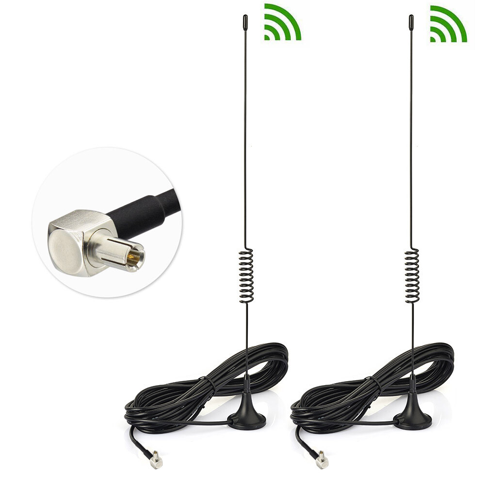 2-Pack 700-2700 MHz 4G LTE Magnetic TS9 Antenna For HUAWEI B818 B818-263 Router