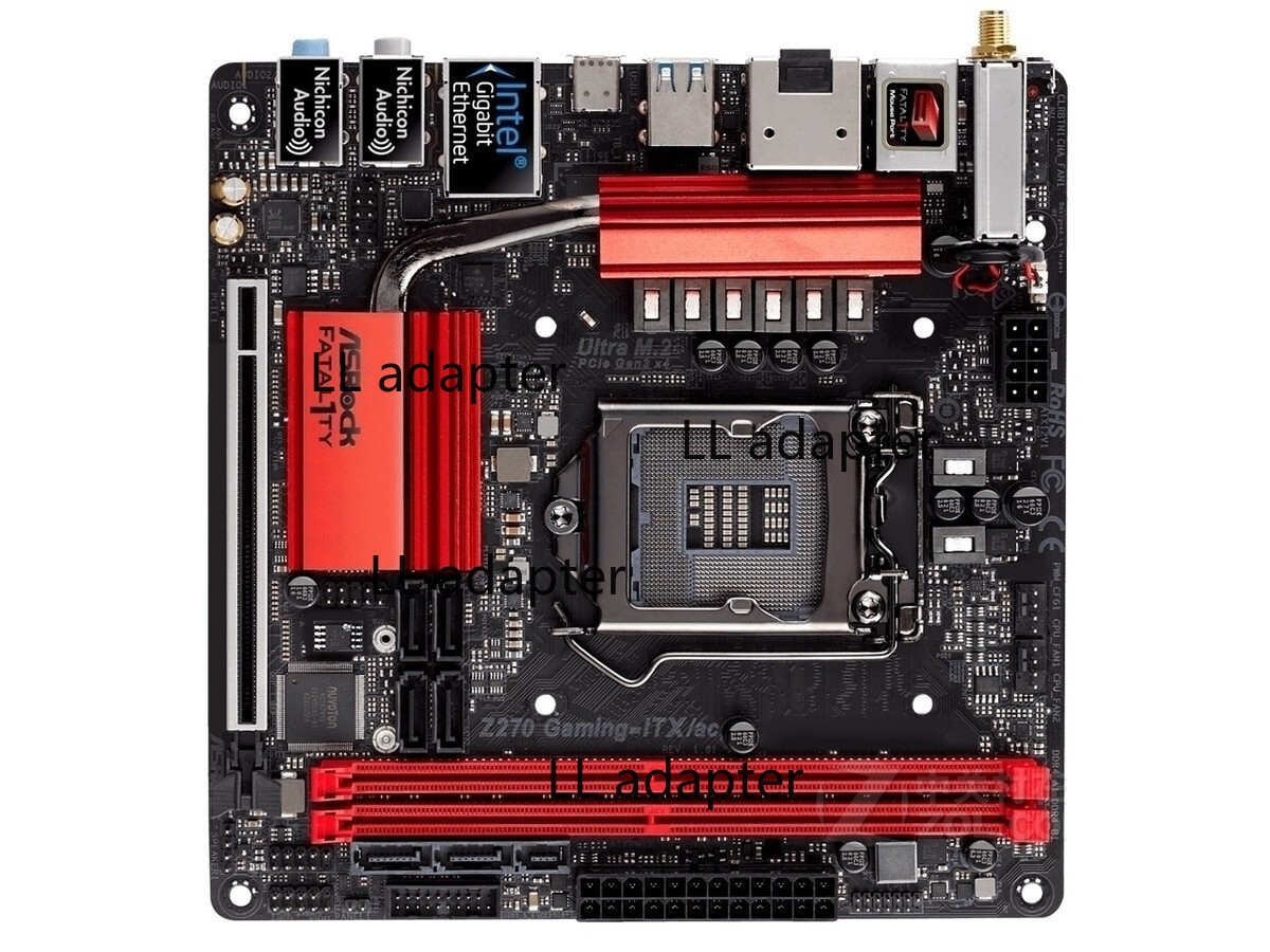 For ASROCK Z270 GAMING ITX/AC motherboard Z270 LGA1151 DDR4 HDMI+DP Tested OK