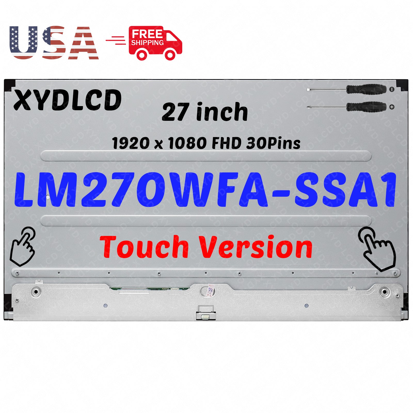 27" for HP Pavilion 27-D0000A 27-D0044 All-in-One LCD Touch Screen Display Panel