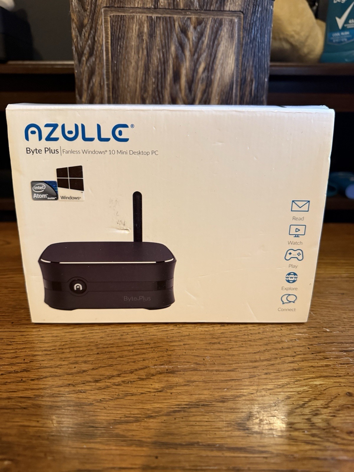 Azulle Mini PC Byte Plus 2GB RAM Intel Atom 1.84GHz 32GB Fanless Windows 10
