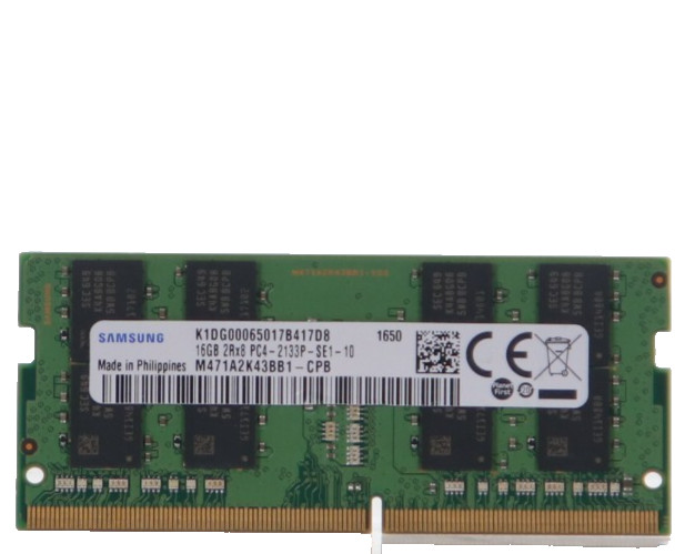 Samsung 16GB RAM DDR4 M471A2K43BB1-CPB PC4-2133P 2Rx8 Laptop Memory SO-DIMM