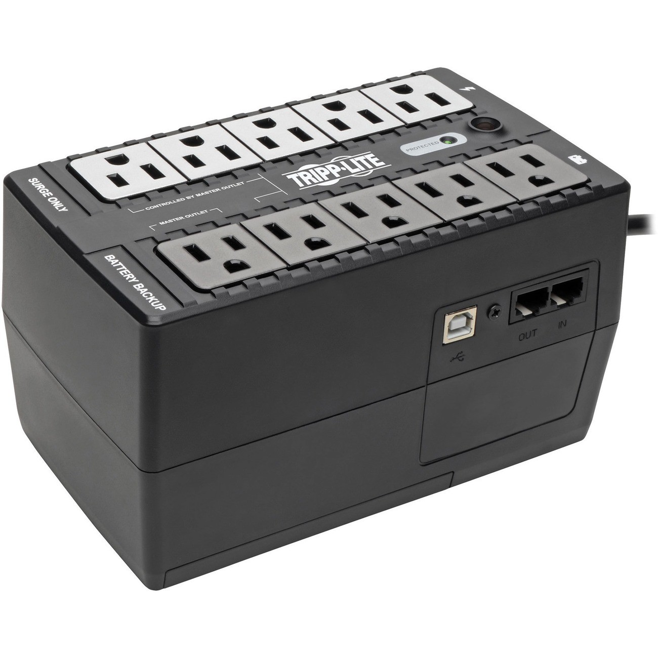 Tripp Lite ECO550UPS_18 550VA 300W UPS Battery Backup Black
