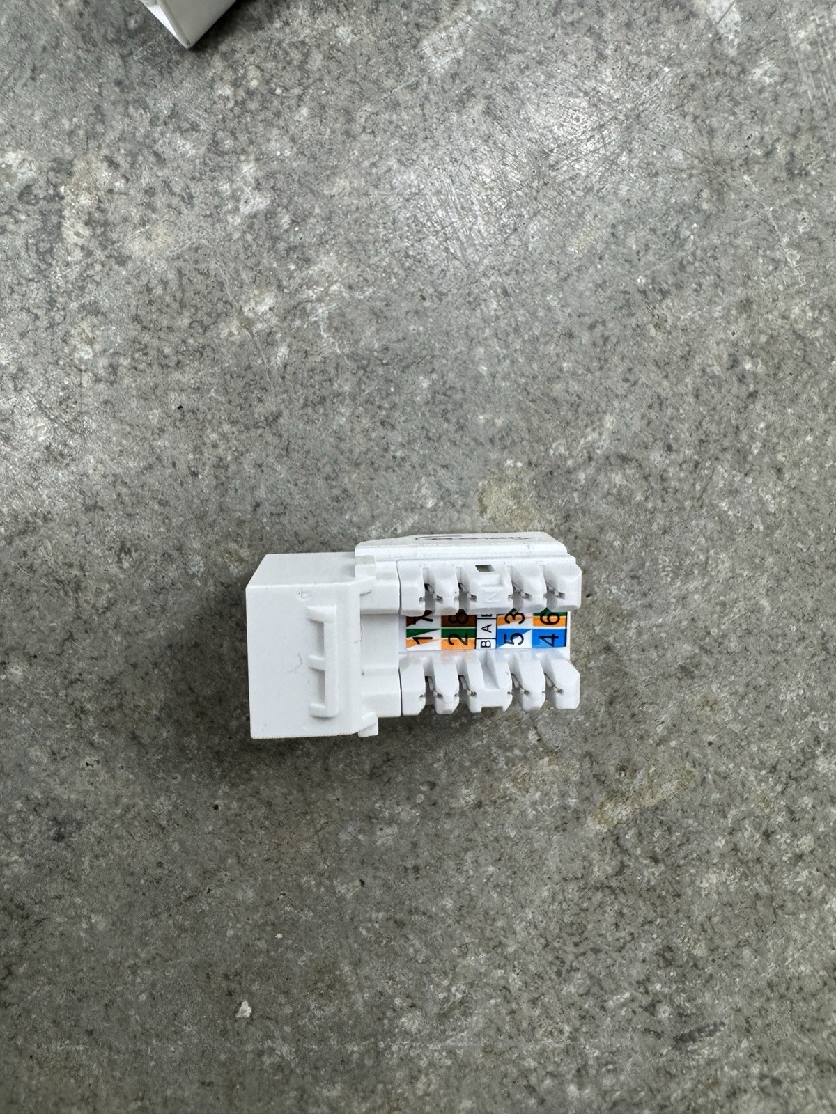 7 Wavenet White RJ45 Punch Down Keystone Jacks Network Cabling New Open Bag