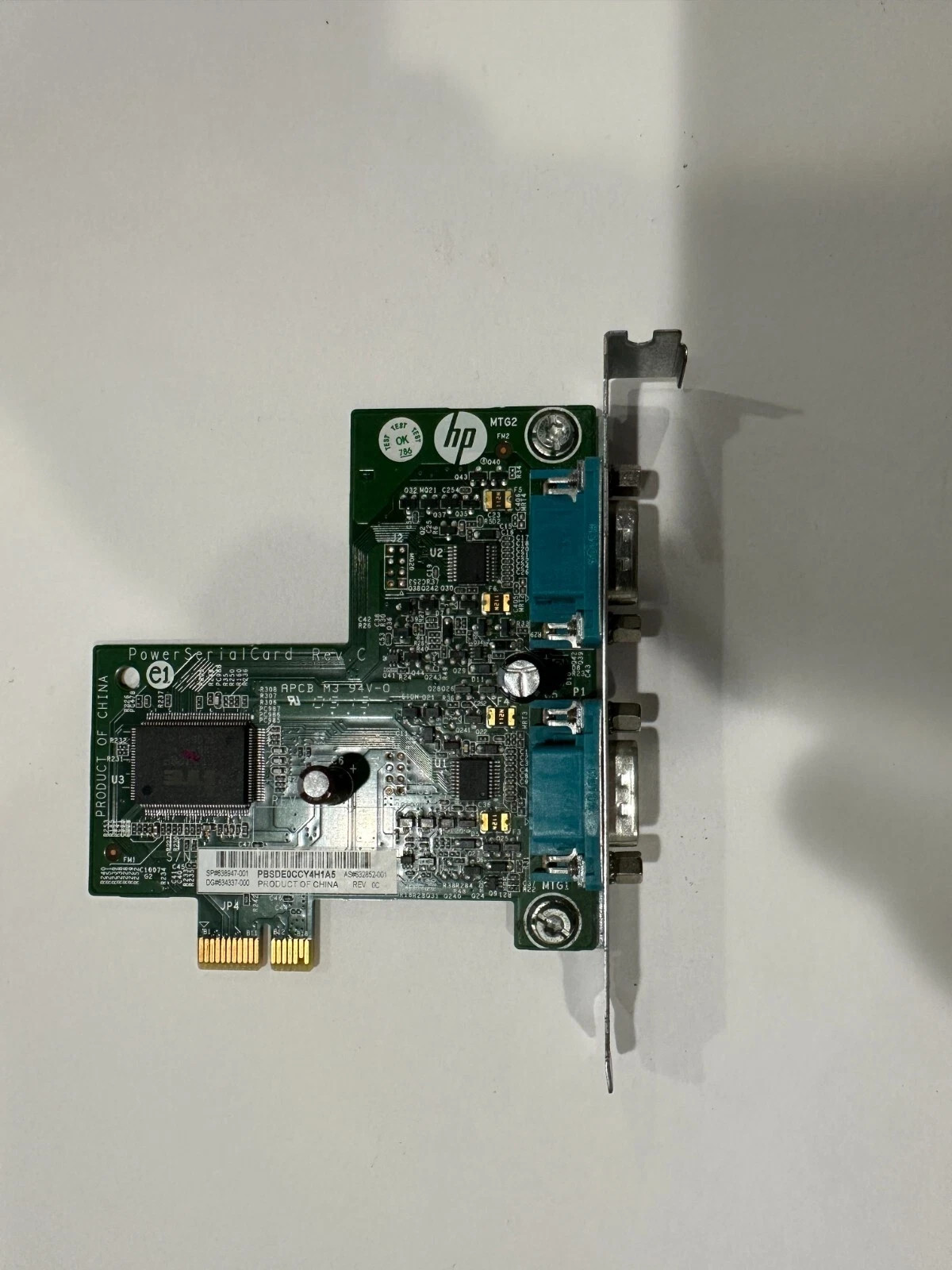 Genuine HP 640267-001 Dual Port Serial Card PCI-Express Expansion 638947-001