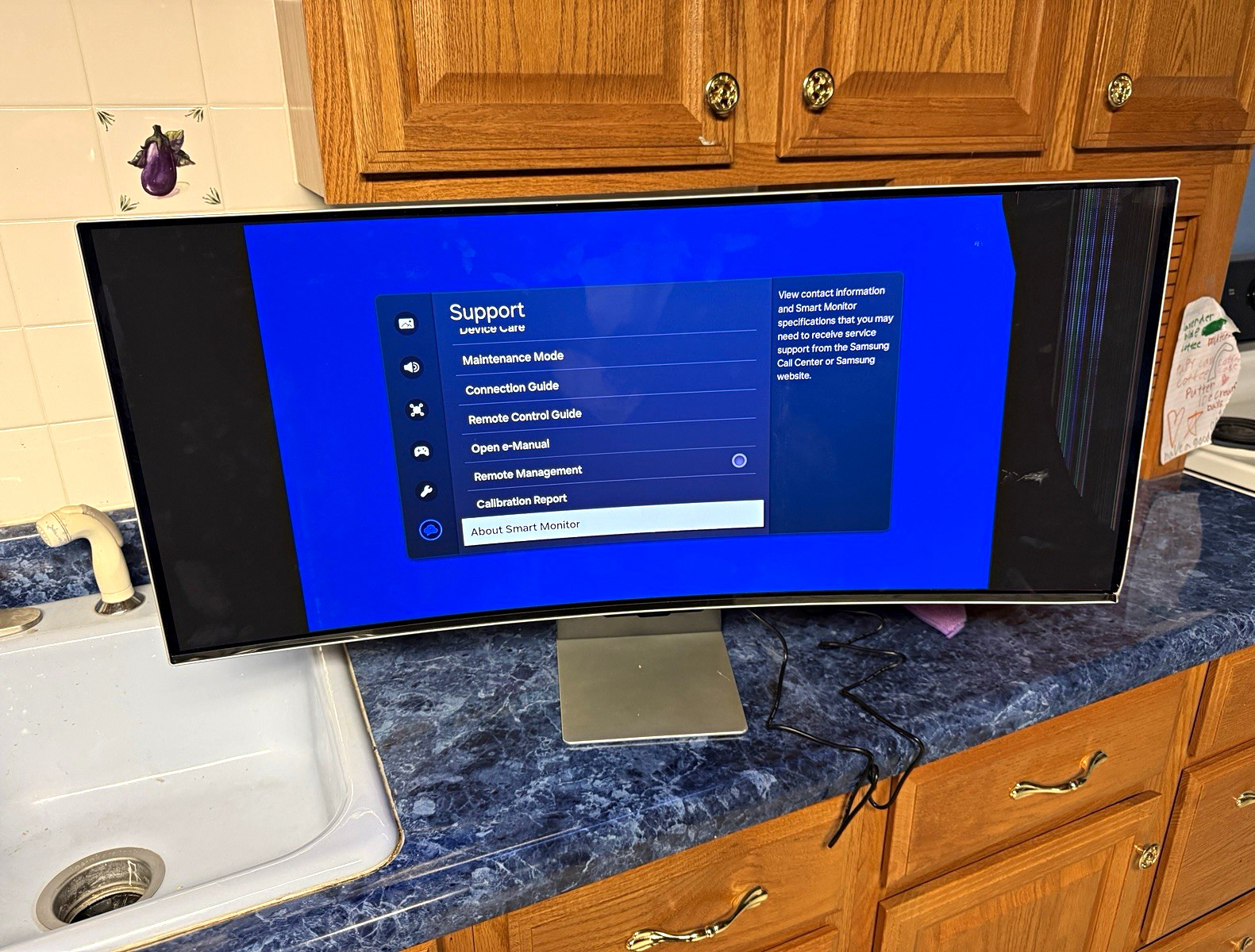Samsung 34" Curved Smart Monitor S34BG850SN 3440x1440 175Hz HDMI/DP ***READ***