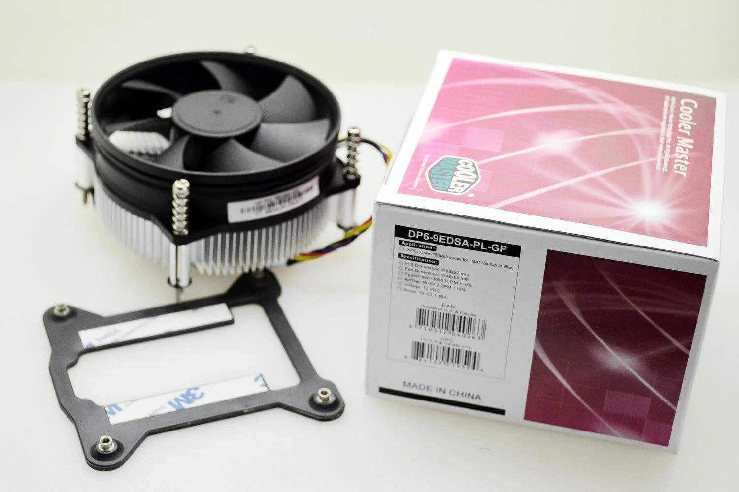 Cooler Master CPU Heatsink Fan Intel LGA1200 1150 1151 1155 1156 with Backplate