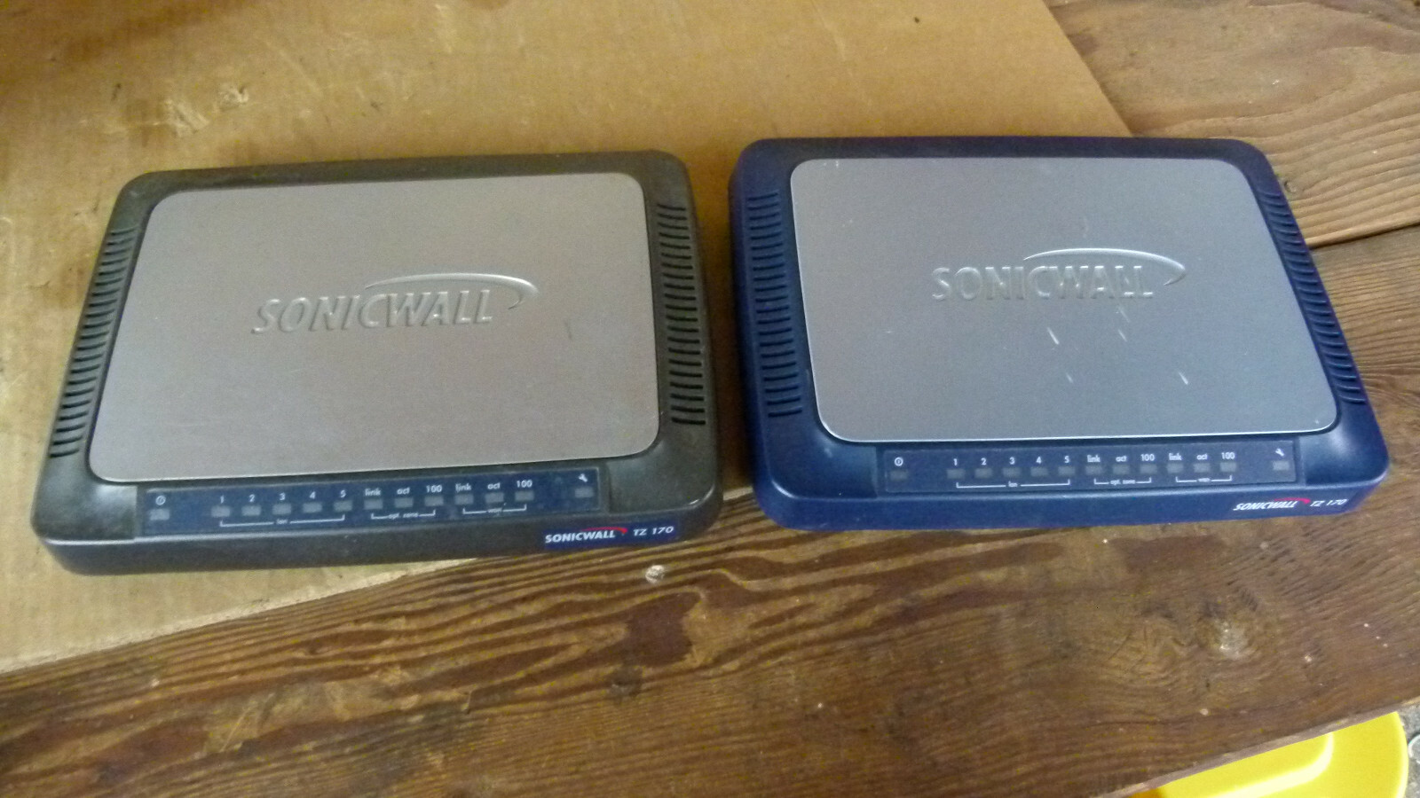 Lot of 2 - Sonicwall TZ 170 10 Node APL11-029 5-Port Router