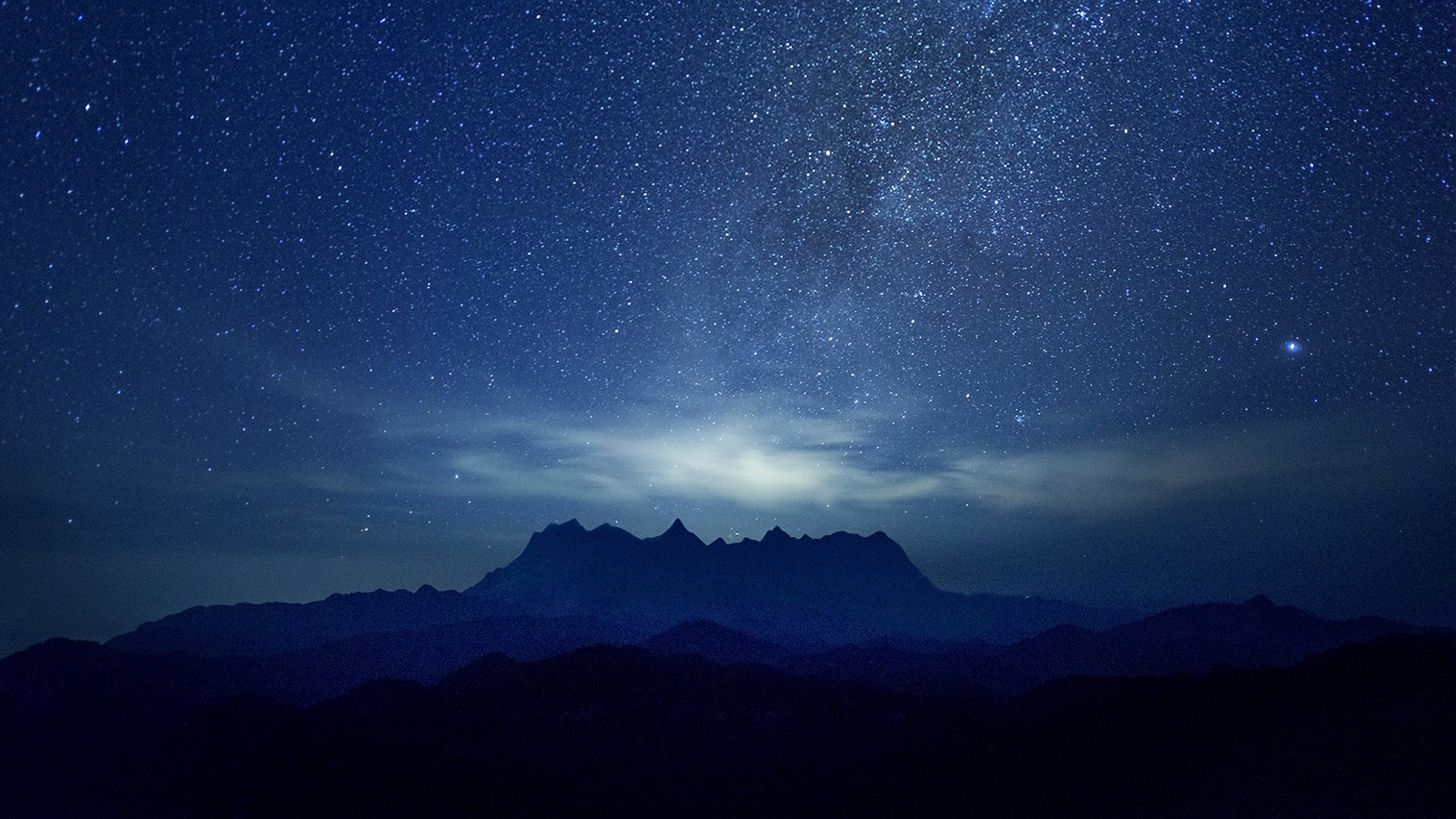 Landscape night sky stars Custom Gaming Mat Desk