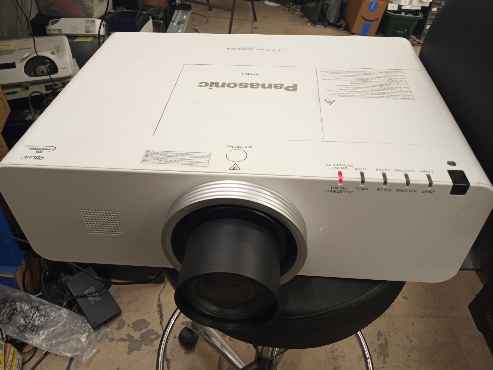 Panasonic PT-EZ570U projector 5000 Lumen projector with remote