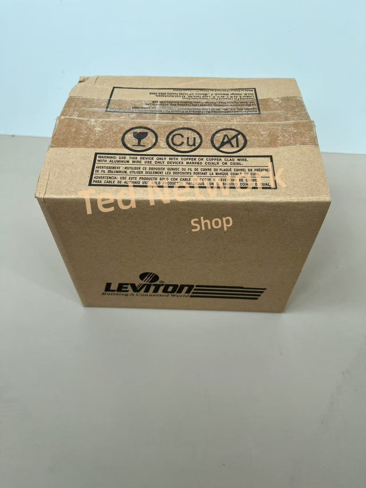 50/Box  Leviton 5G108-RL5 Cat 5e Keystone jack Gigabit RJ45 blue 
