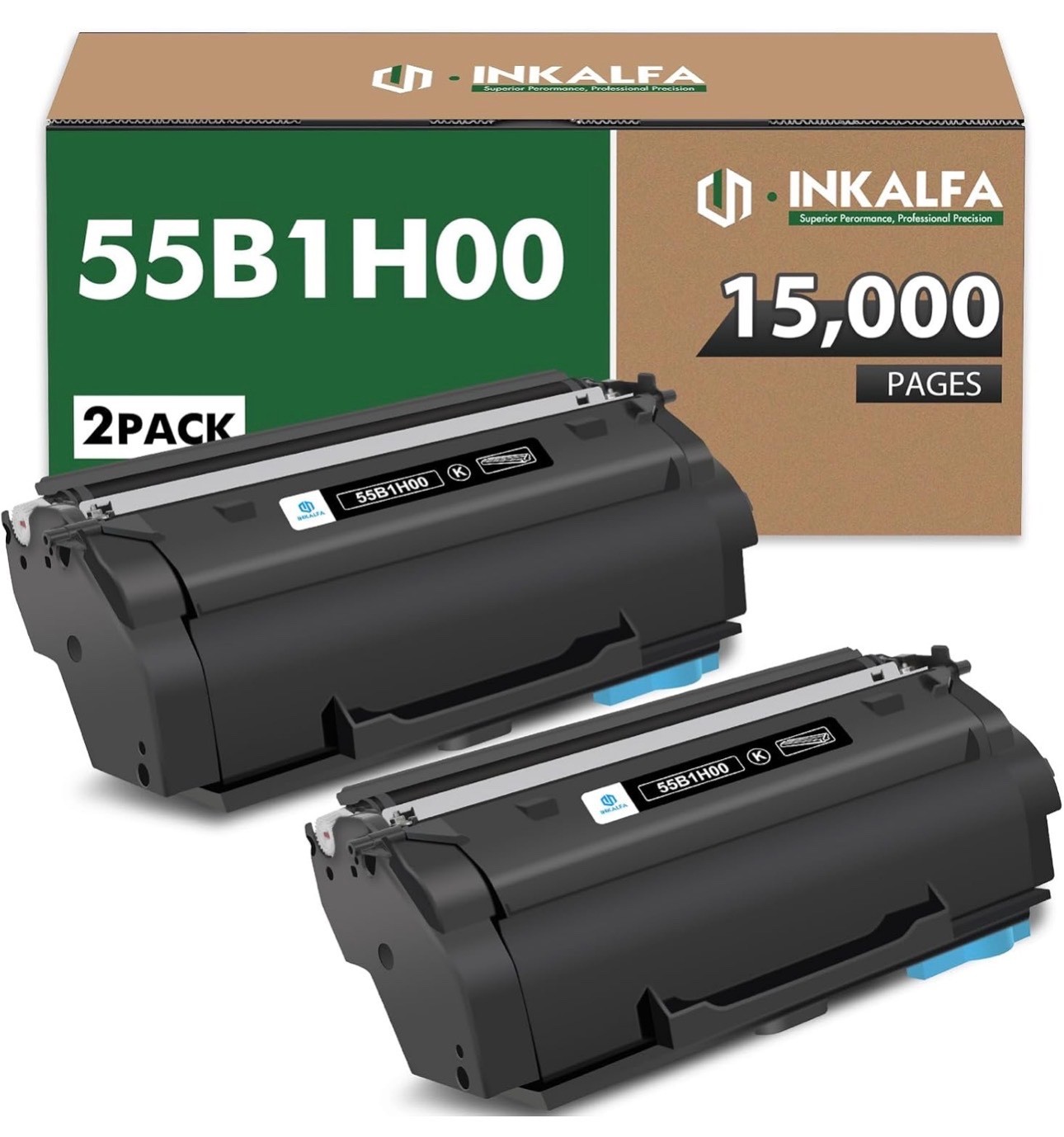 55B1H00 55B1000 Black Toner Cartridge for Lexmark MX431 MS431dw MX431adw MS331dn