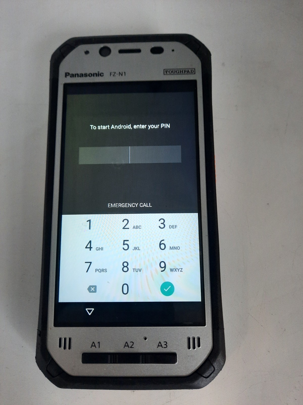 Panasonic FZ-N1 Toughpad Handheld Scanner-No Battery Included LOCKED UNTESTED