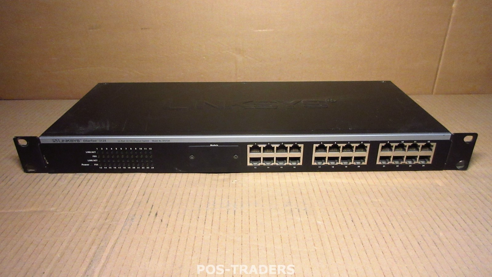 Linksys EF3124 3124 EtherFast Network Switch 24 Port 10/100 RJ-45 Network