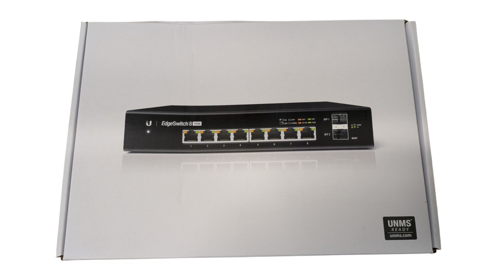 Ubiquiti Networks EdgeSwitch 8-Port Rack Mountable Ethernet Switch - ES-8-150W