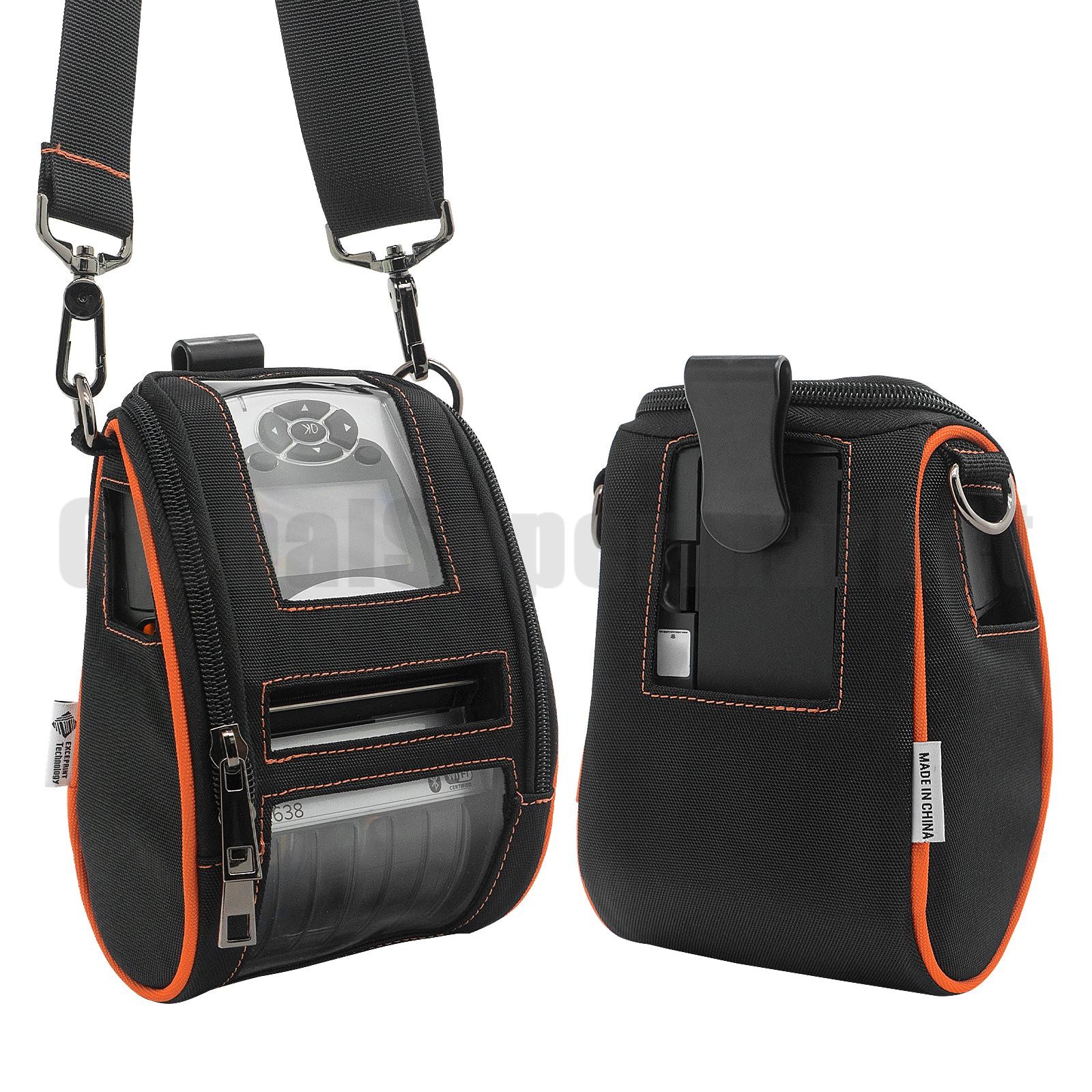 US SHIP Carrying Holster Storage Shoulder Strap Belt Bag for Zebra ZQ620 QLN320