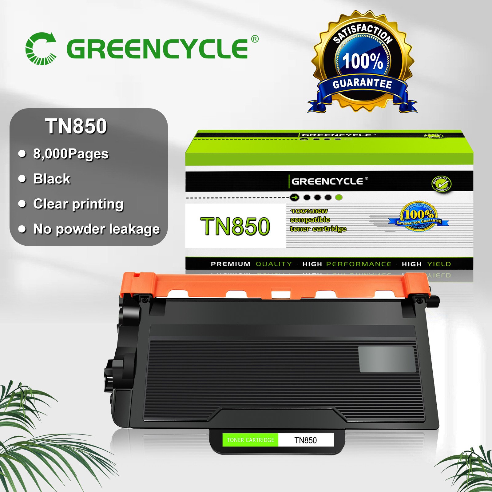 1PK GREENCYCLE TN850 Black High Yield Toner Cartridge Fit For L5900DW HL-L6200DW