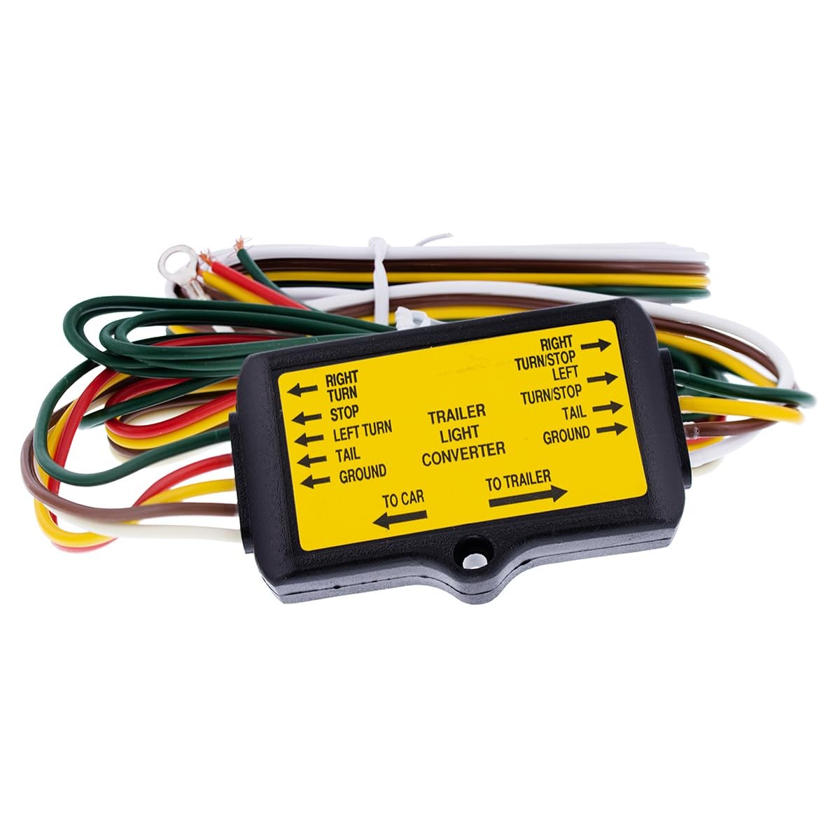 Trailer Light Converter, 5-Wire to 4-Wire, 18G Bonded
