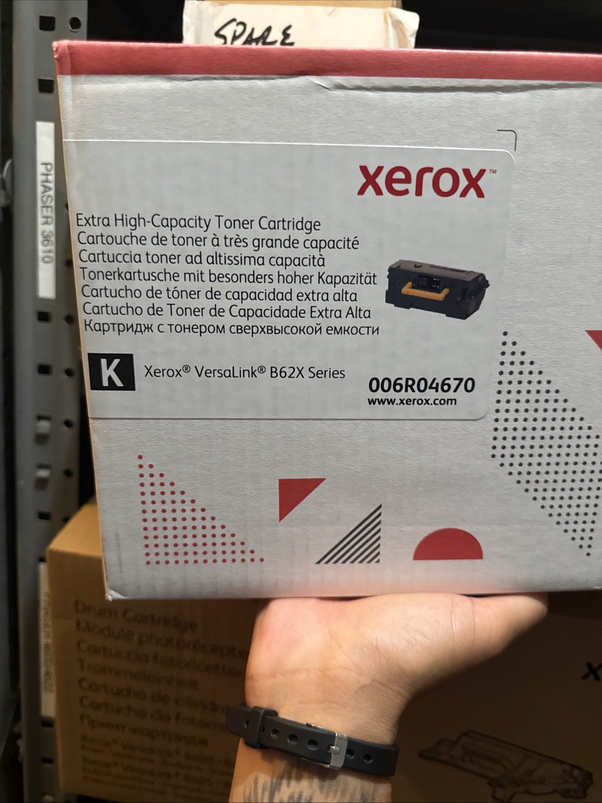 NEW GENUINE- XEROX 006R04670 High-Capacity BLACK Toner for B62X Sealed Brand New