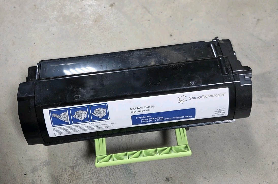 Source Technologies 24B6224 STI-204514 MICR Toner Cartridge New With Open Box